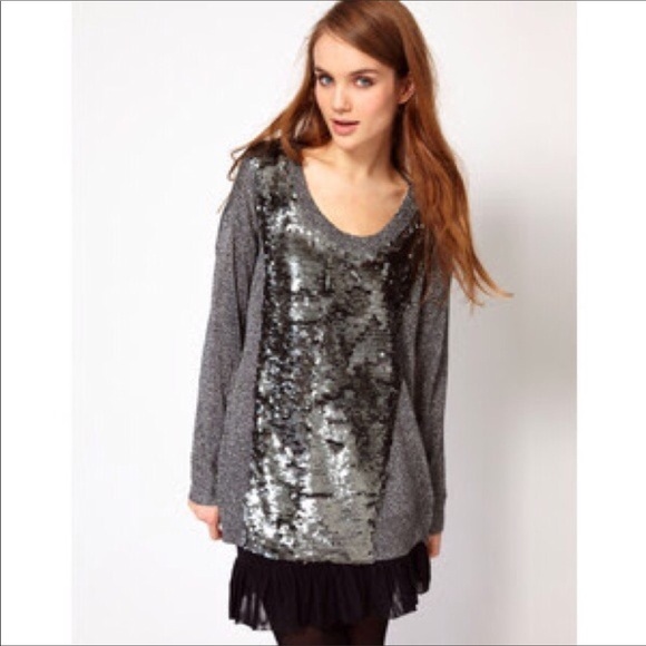 French Connection sequined panel - Picture 2 of 5